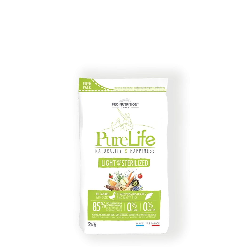 Flatazor Pro-Nutrition PureLife adult light and sterilised 2 kg