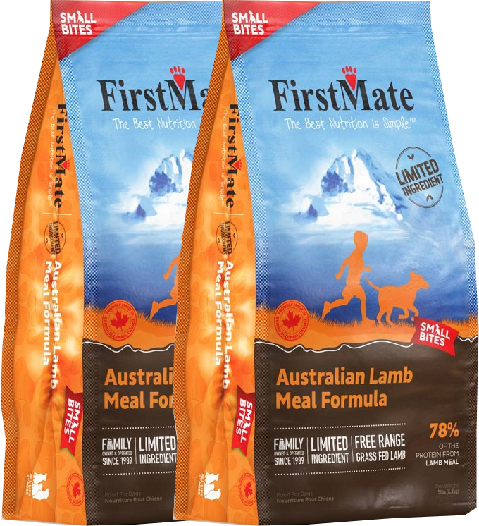 2x FirstMate Australian Lamb small bites 11,4 kg