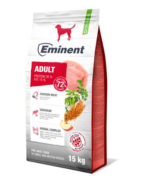 EMINENT dog Adult 15 Kg + 2 Kg ZDARMA