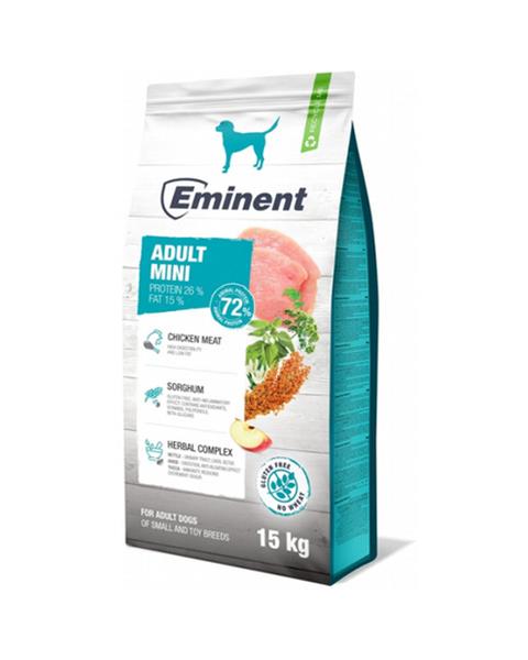 EMINENT dog Adult Mini 15 Kg + 2 Kg ZDARMA