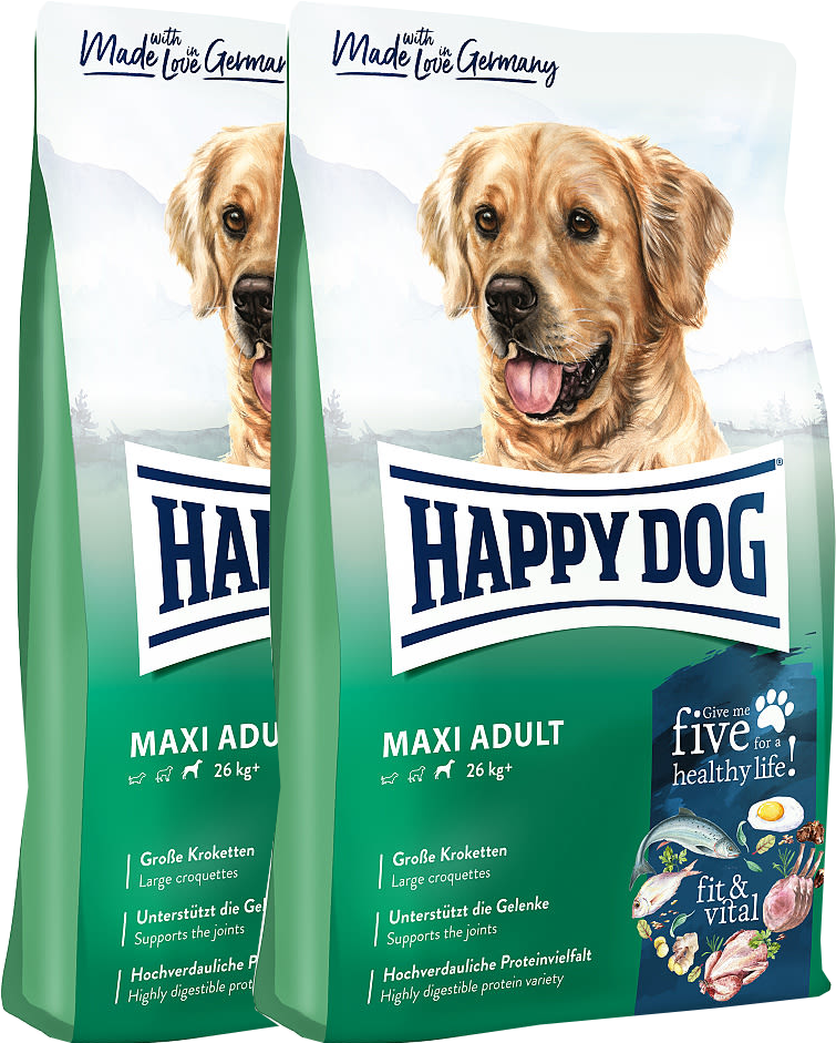 2x Happy Dog Maxi Adult  14 Kg + DOPRAVA ZDARMA