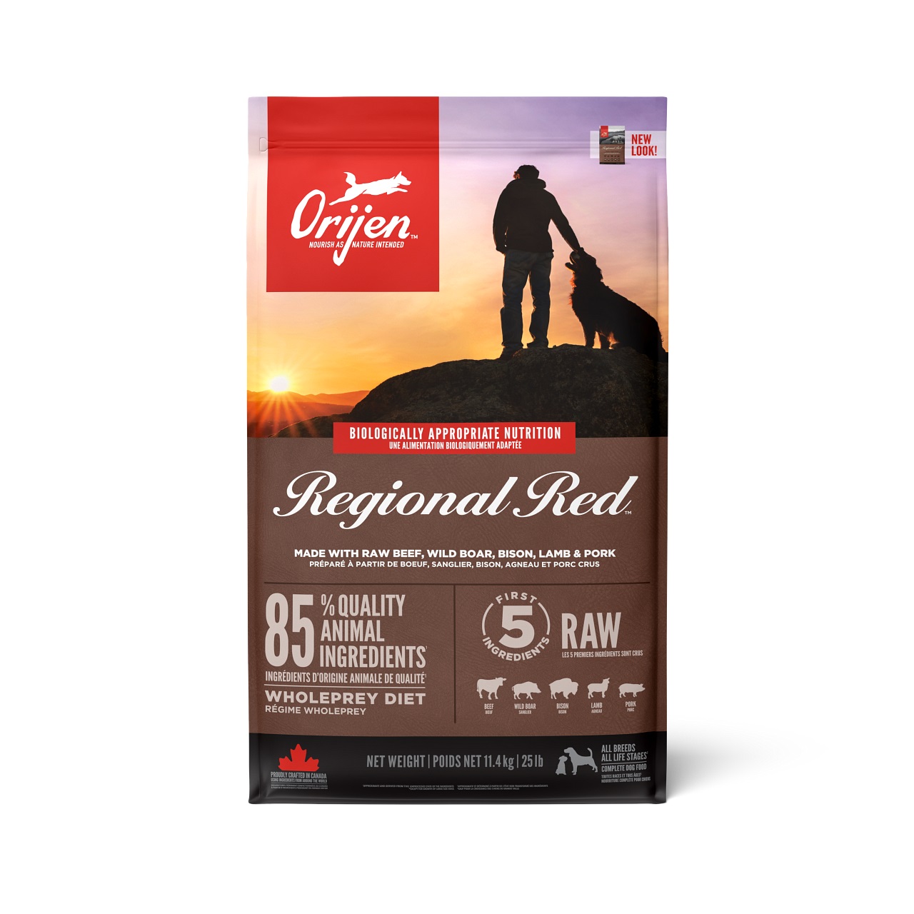 Orijen Regional Red 11,4 kg + DOPRAVA ZDARMA